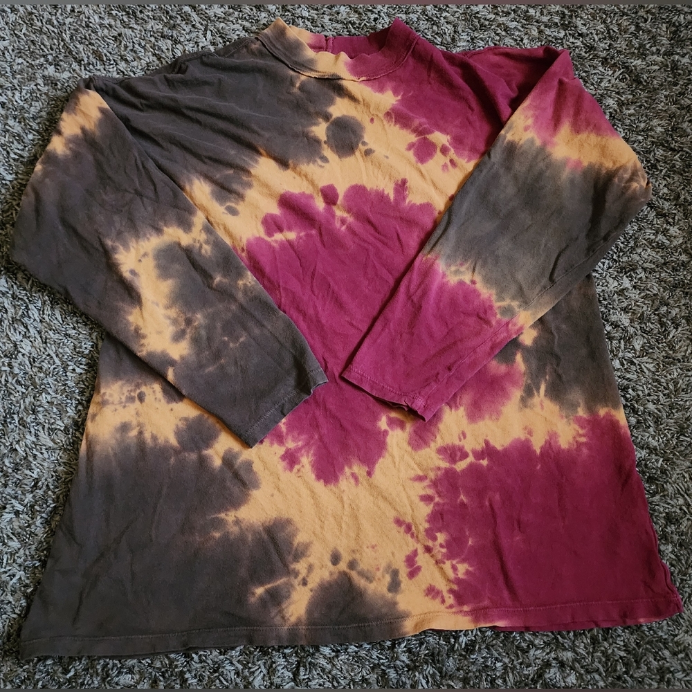 We The Free Multicolor Tie Dye Long Sleeve Shirt XS